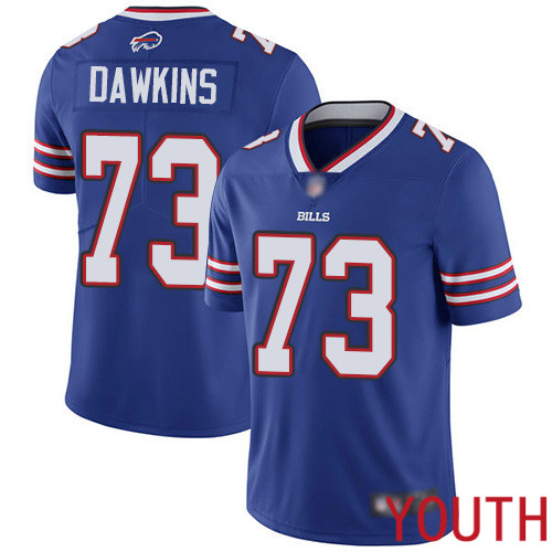 Youth Buffalo Bills #73 Dion Dawkins Royal Blue Team Color Vapor Untouchable Limited Player NFL Jersey